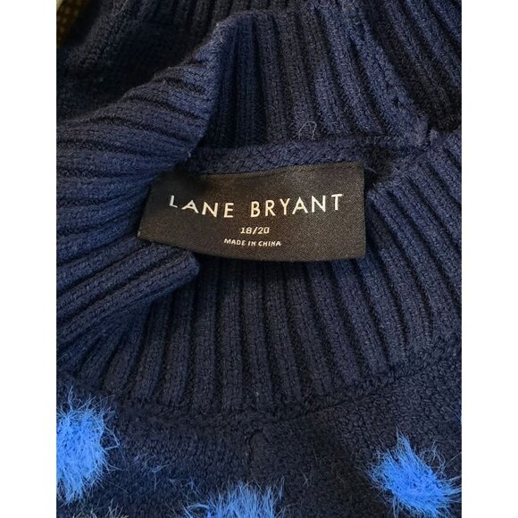 Fair Isle Sweater Navy Blue & Green tribal print boho cottagecore peasant soft - Picture 5 of 5